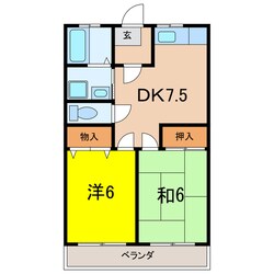 サンエイハイツの物件間取画像